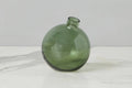 Glass Sphere Bud Vase, Spruce Green