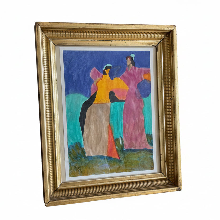 Two Women in Landscape