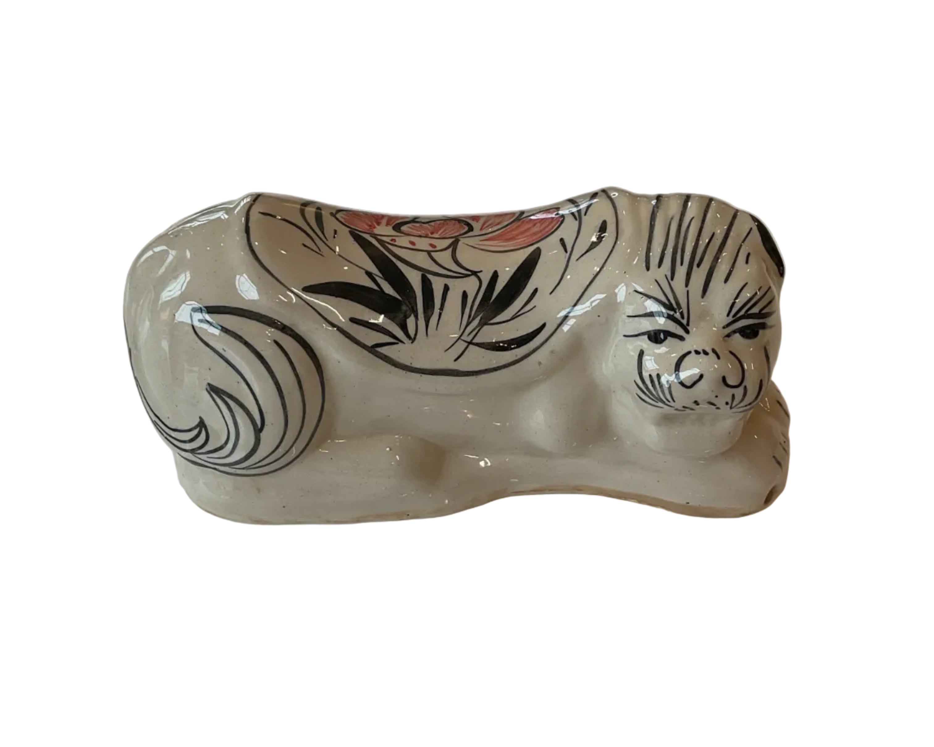 Chinese Antique Cat Pillow