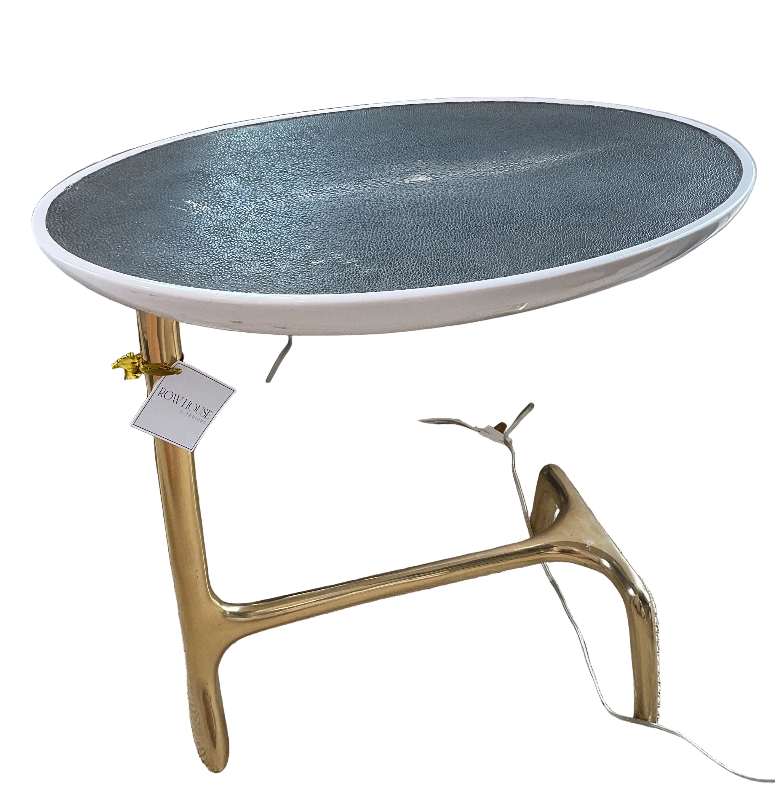 Modern Shagreen Side Table