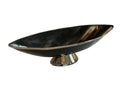 Horn Dish with Silver Detail