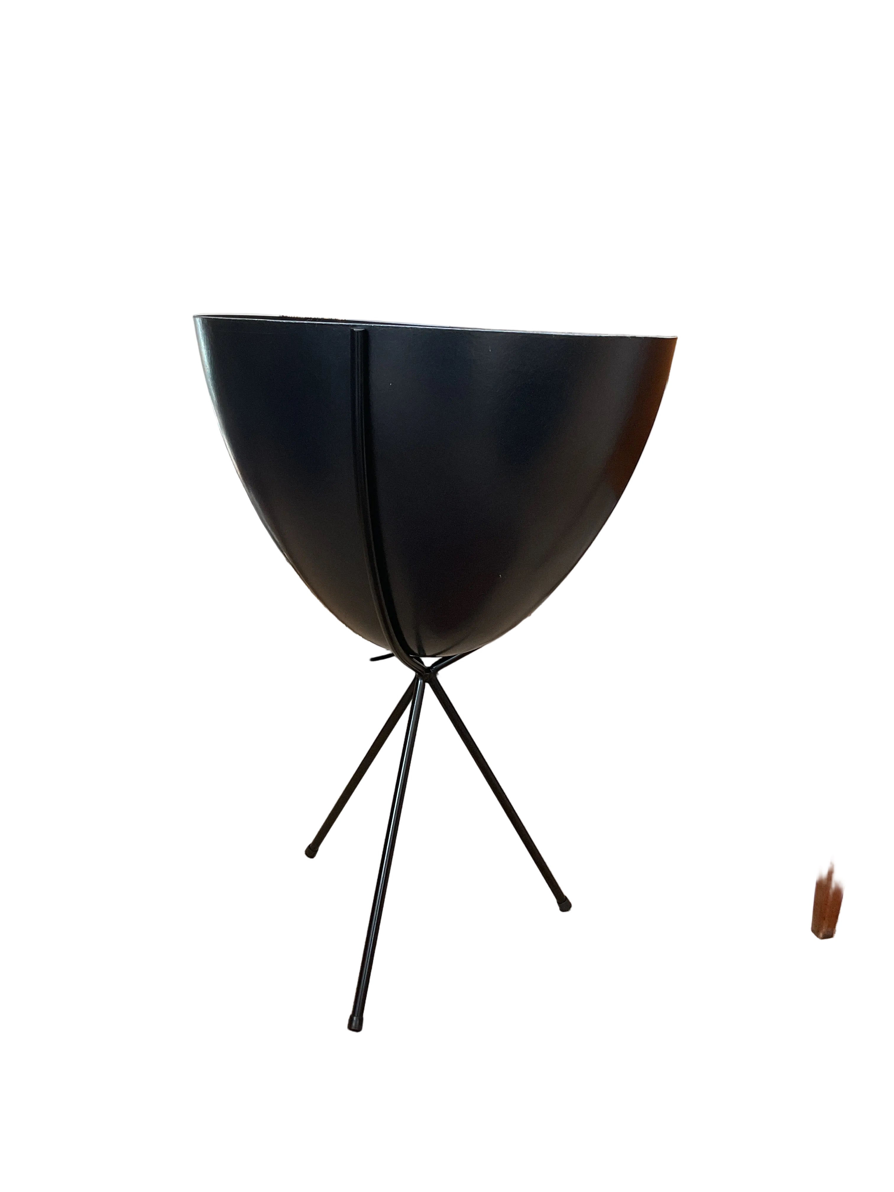 Black Retro Bullet Planter - Medium