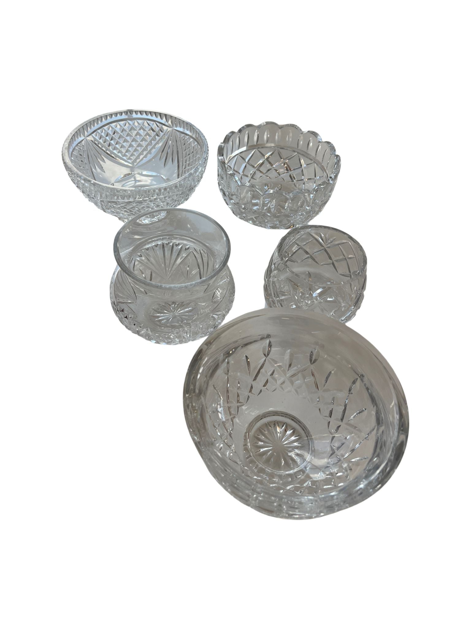 Antique Cut Crystal Dish